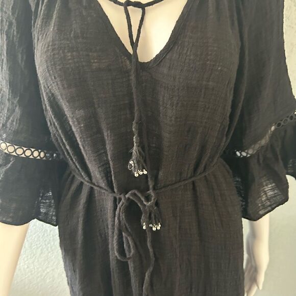 SeaFolly Black Swim Coverup or summer Dress, size small, NWOT - Picture 3 of 8